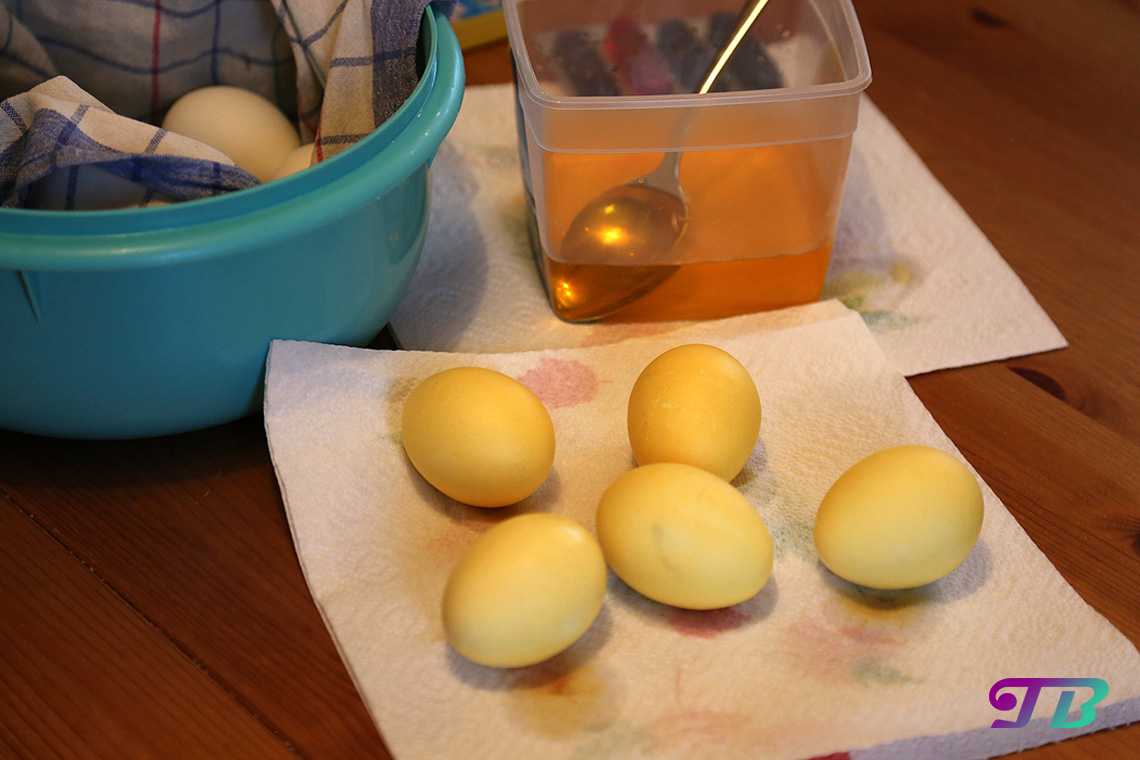 Ostereier gelbe Eier