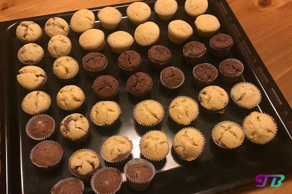 Mini-Muffins komplett Anzahl fertig