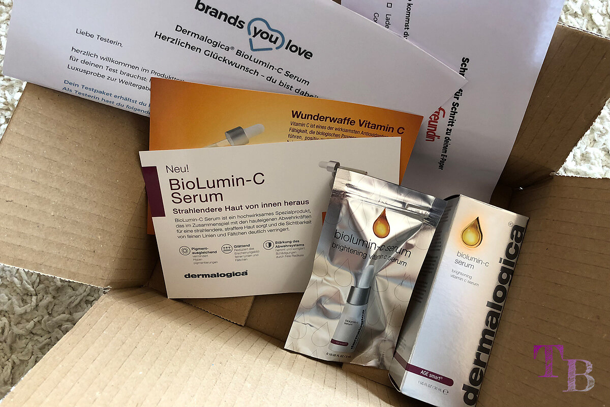 Dermatologica BioLumin-C Serum Testpaket brandsyoulove Inhalt